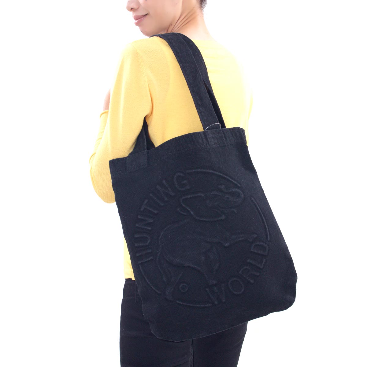 ハンティングワールド トートバッグ バッグ メンズ レディース デニムトート S Denim Tote ブラック Dts 132 Hunting World ブランド腕時計通販なら ブルークウォッチカンパニー 心斎橋店