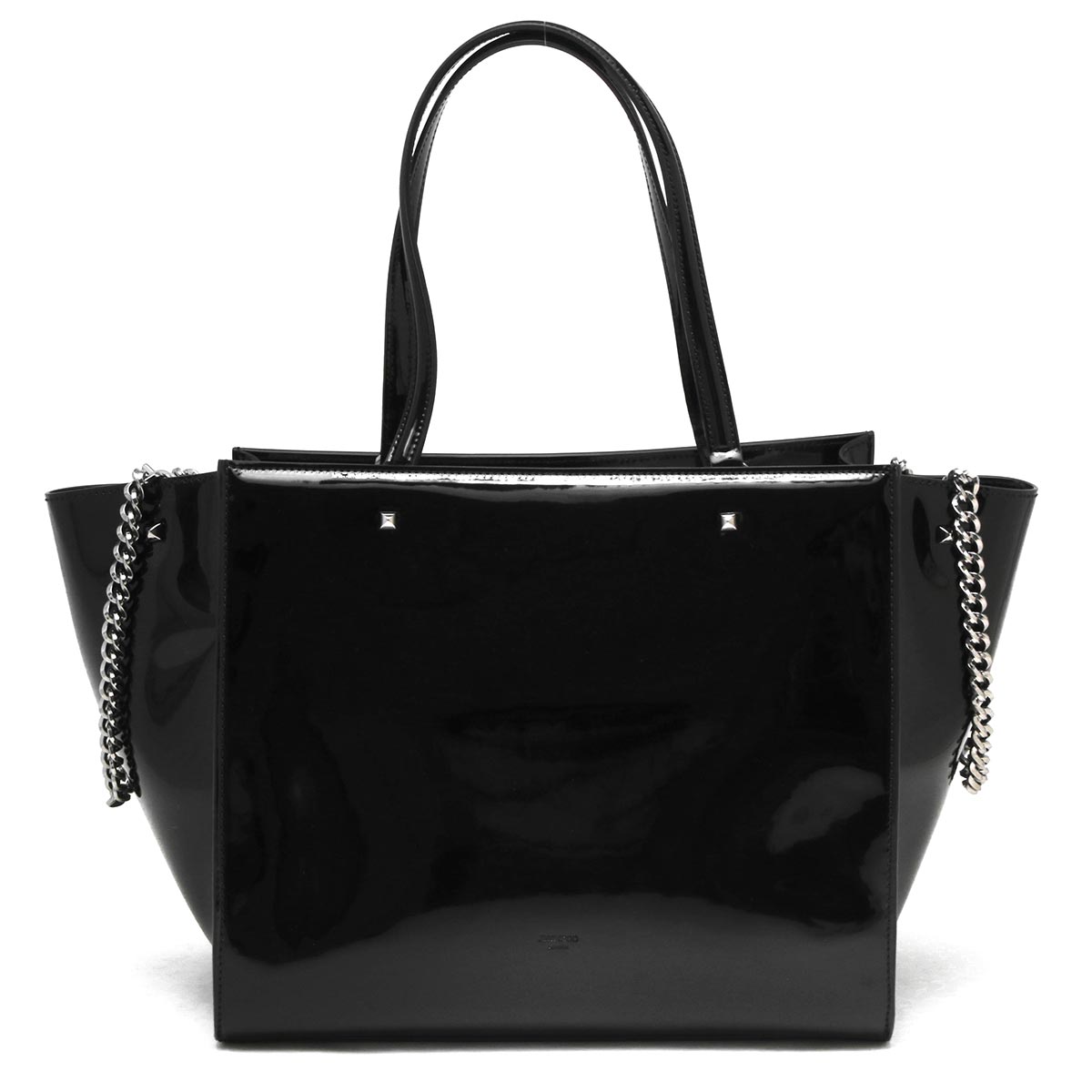 ジミーチュウ JIMMY CHOO トートバッグ VARENNE TOTE パテント ロゴ VARENNETOTE BQI