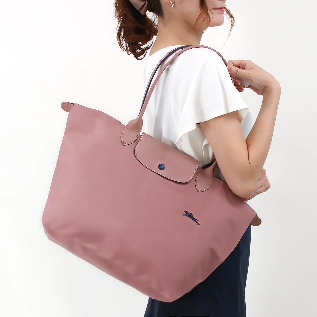 ロンシャン ハンドバッグ サイズS 最新色 ピンク 新品未使用-