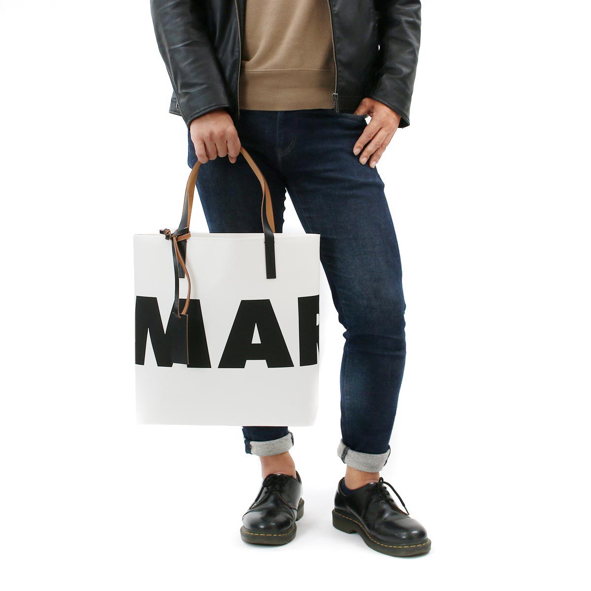 【新品】マルニ MARNI バッグ ユニセックス SHMPQ10A11約47cmハンドル高さ