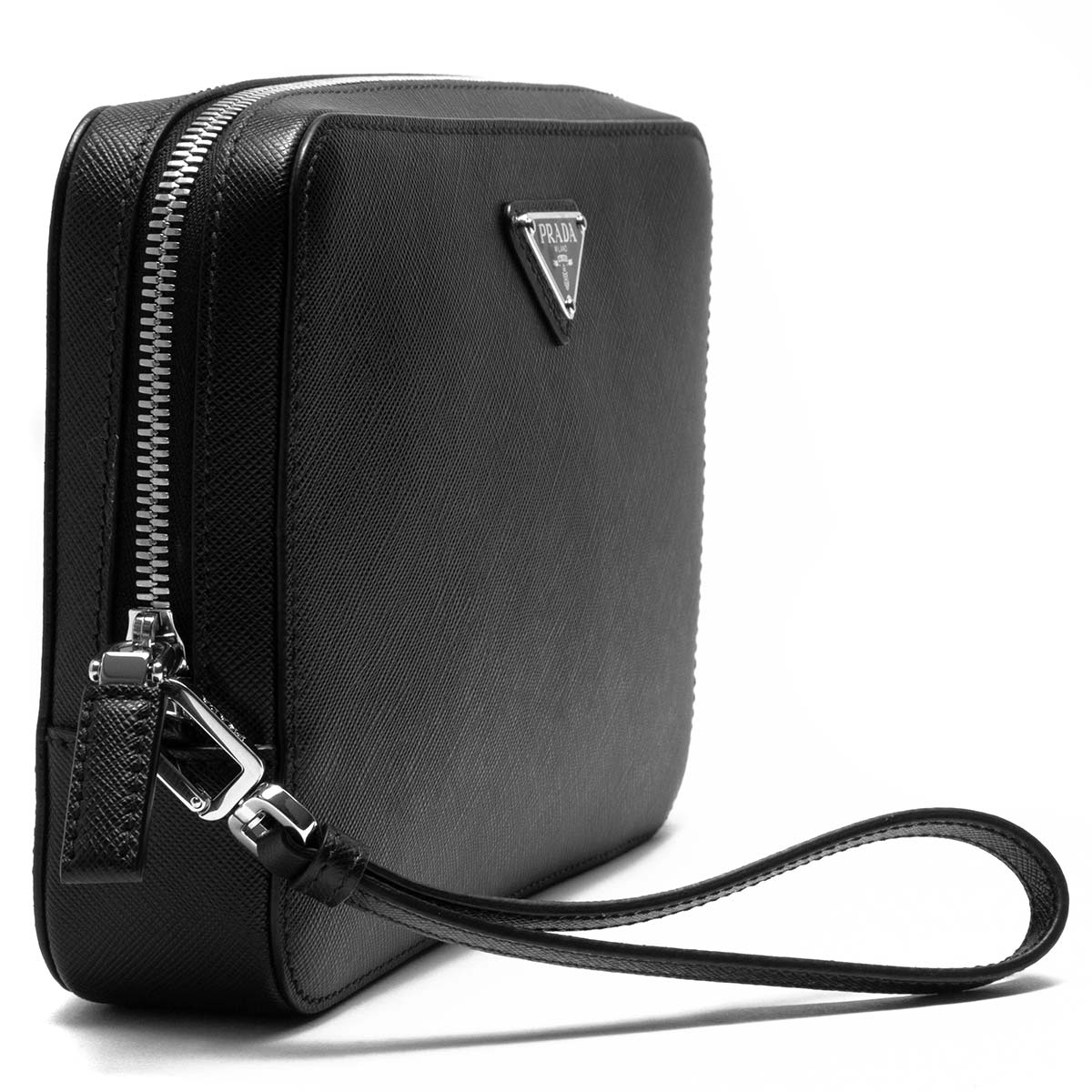 プラダ セカンドバッグ クラッチバッグ バッグ メンズ サフィアーノ トラベル 三角ロゴプレート ブラック 2vf017 9z2 F0002 V Ooo Prada ブランド腕時計通販なら ブルークウォッチカンパニー 心斎橋店