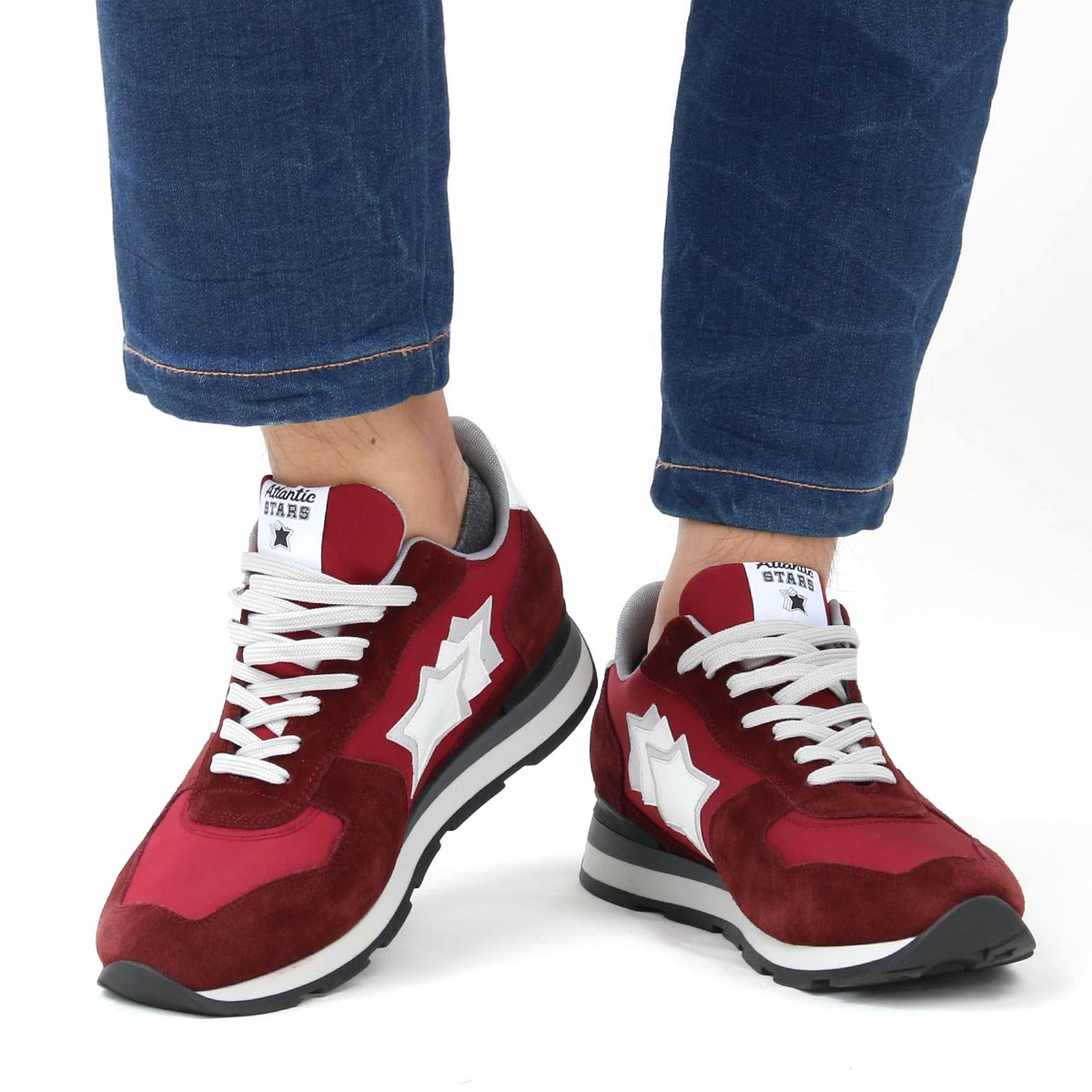 アトランティックスターズ スニーカー シューズ メンズ アンタレス ローカット レッド ボルドー ライトグレー Antares Brfb Bt56 As1 0876 Atlantic Stars ブランド腕時計通販なら ブルークウォッチカンパニー 心斎橋店
