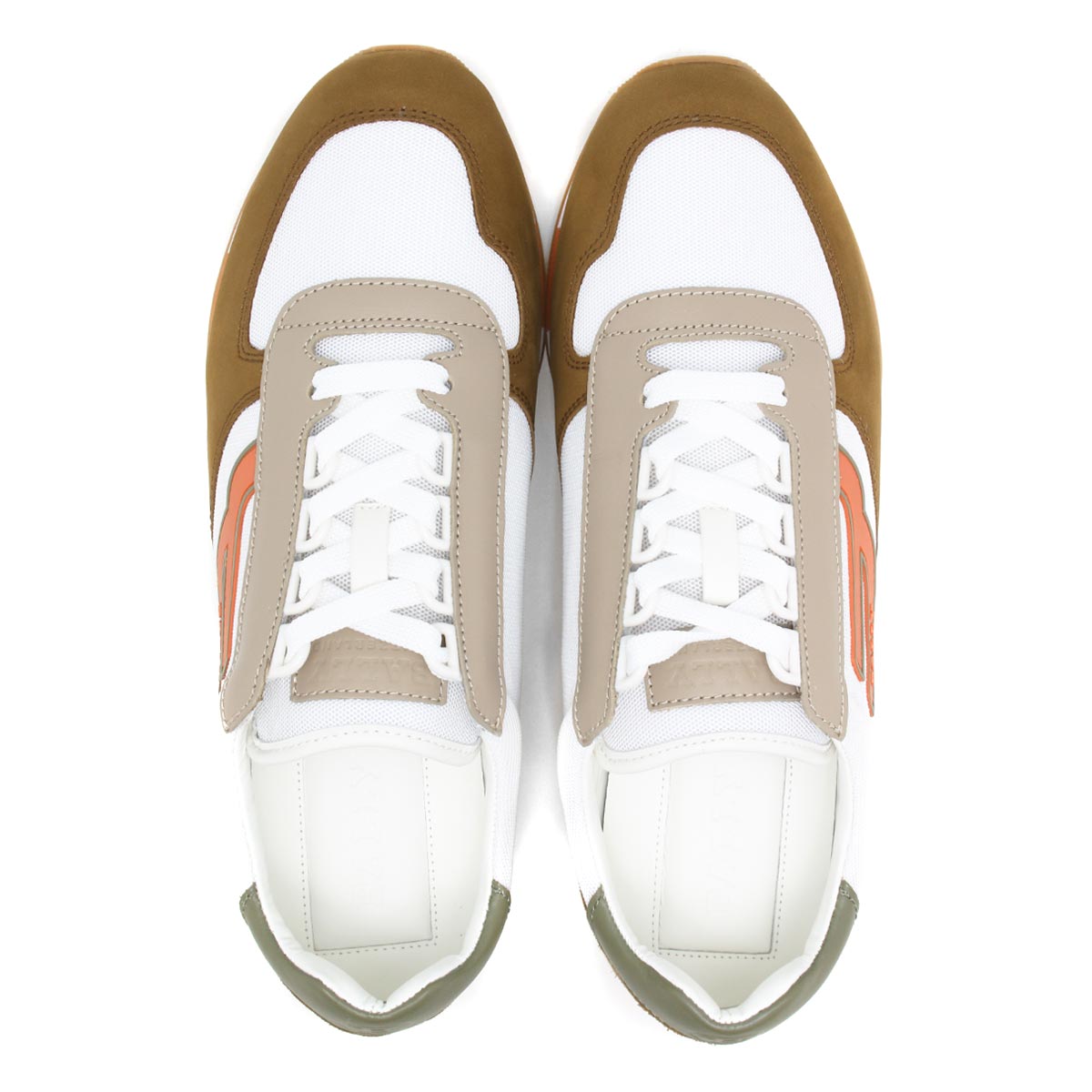 バリー スニーカー シューズ メンズ ガヴィーノ カンガルーホワイト