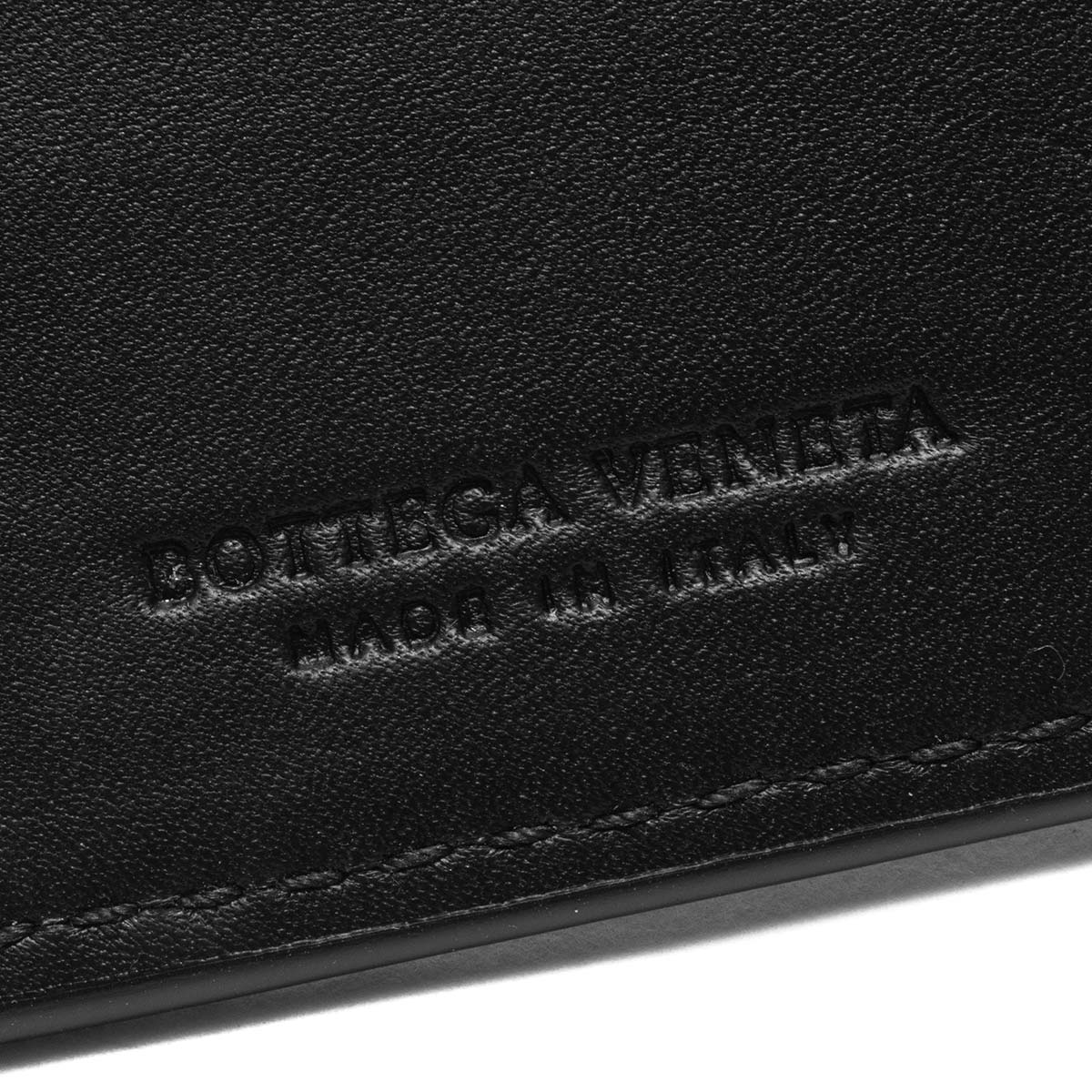 ボッテガヴェネタ (ボッテガ・ヴェネタ) カードケース/クレジットカードケース メンズ イントレチャート ブラック 464902 V4651 1000  BOTTEGA VENETA