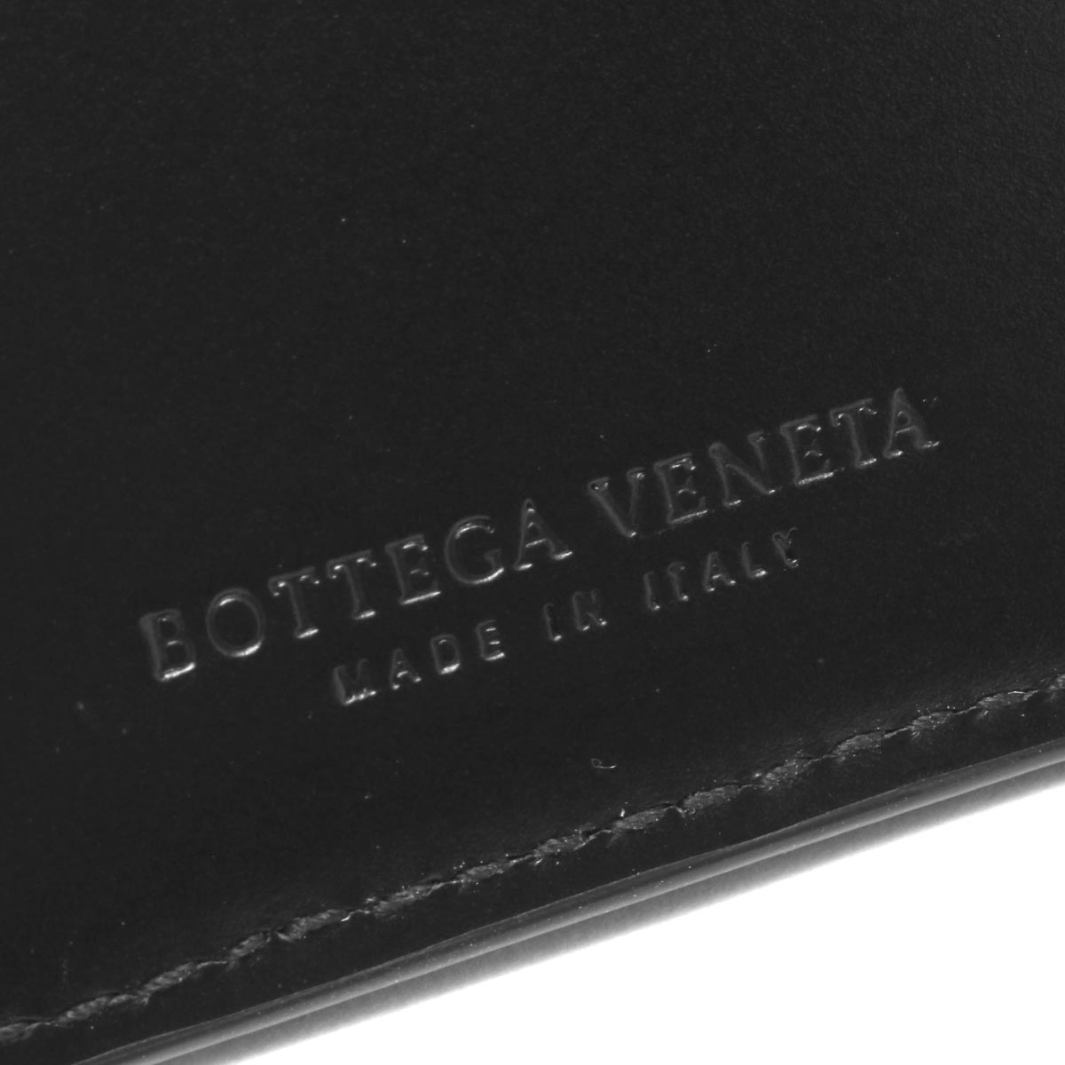 ボッテガヴェネタ (ボッテガ・ヴェネタ) クレジットカードケース メンズ イントレチャート ブラック 592638 VMBI1 1086  BOTTEGA VENETA