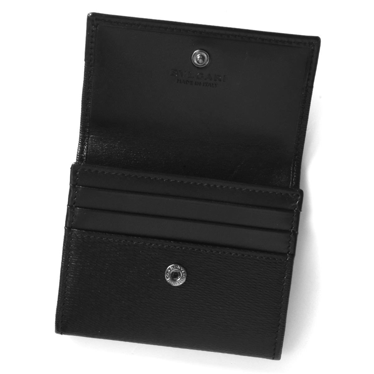 ブルガリ コインケース（小銭入れ）/カードケース 財布 メンズ セルペンティ スカリエ マン ブラック 282856 BVLGARI