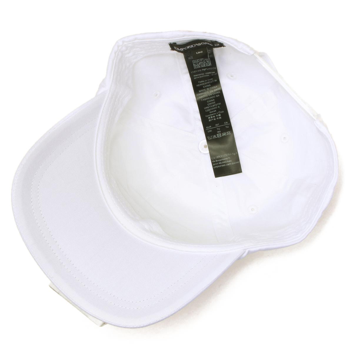 エンポリオアルマーニ キャップ/帽子 メンズ ホワイト 627522 CC995 ...