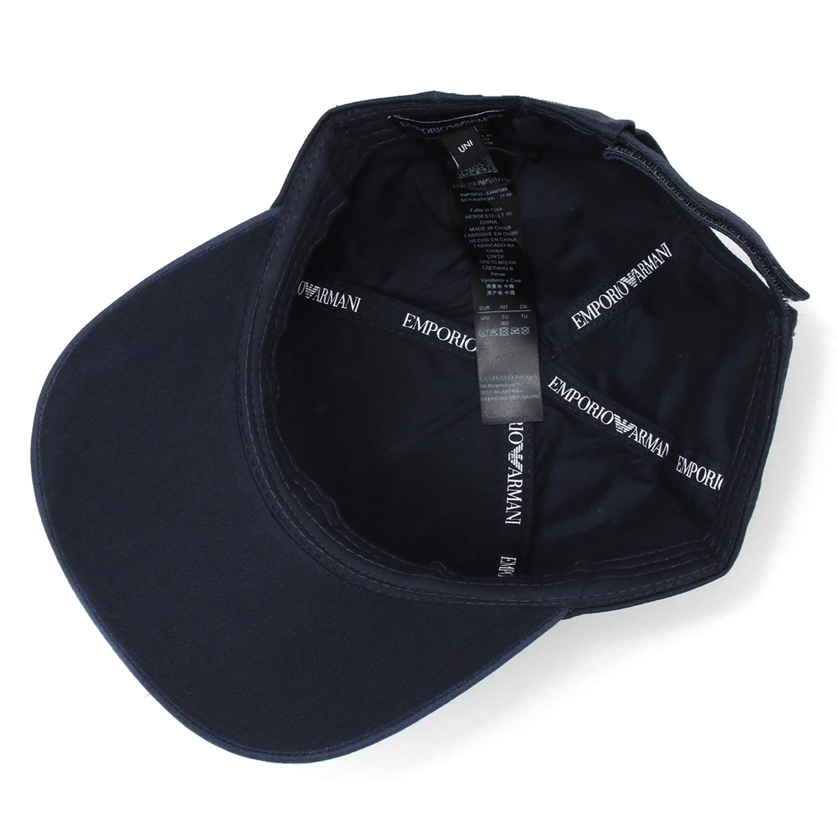 エンポリオアルマーニ キャップ/帽子 メンズ ネイビーブルー 627879