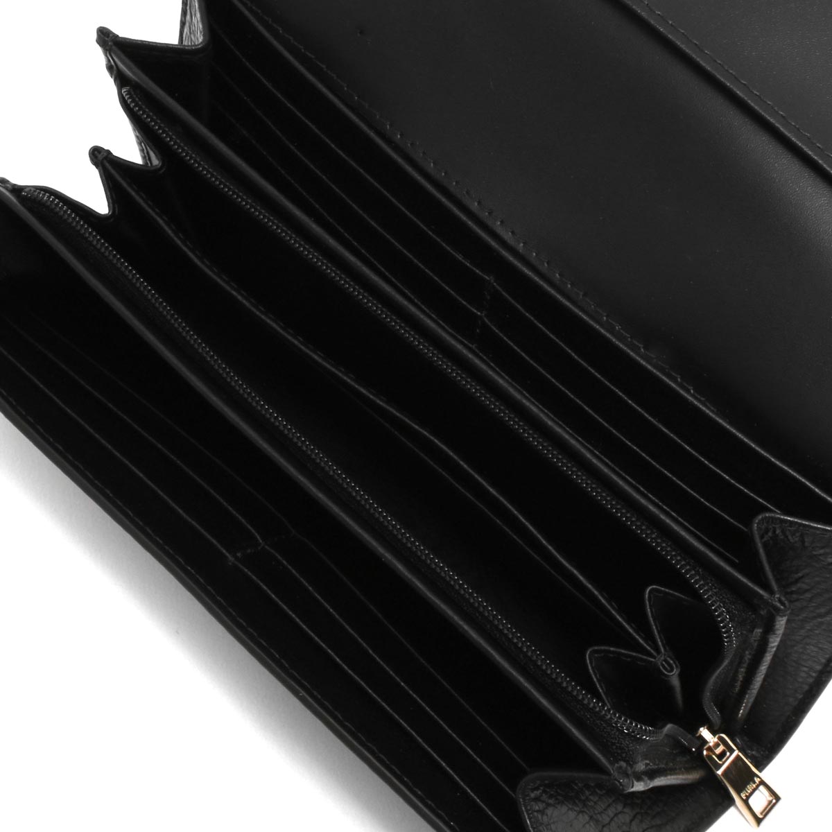 フルラ 長財布 バビロン XL 二つ折り ブラック レザー フルラ 長財布 
