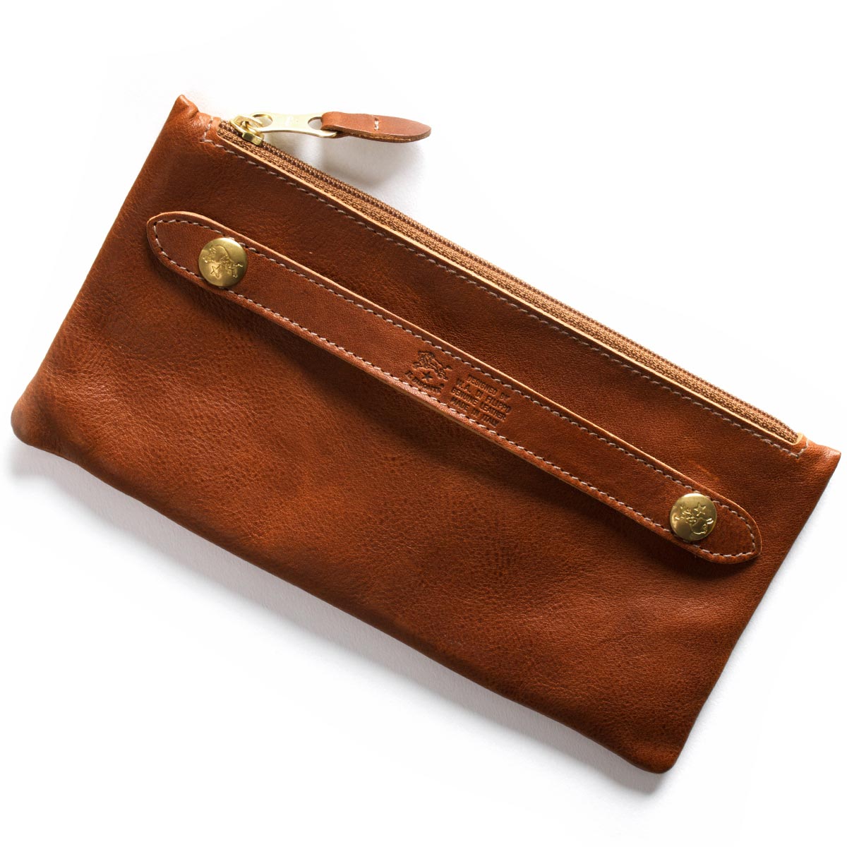 ILBISONTE ブラウン 長財布 イルビゾンテ IL BISONTE 財布 ラウンドファスナー 長財布 CONTINENTAL