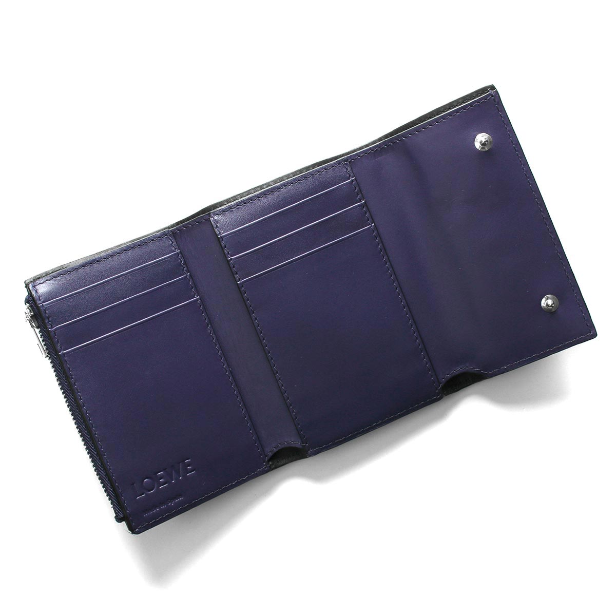 ロエベ 三つ折り財布 財布 メンズ リピート ネイビーブルー 107 S97 55 5110 年春夏新作 Loewe ブランド腕時計通販なら ブルークウォッチカンパニー 心斎橋店