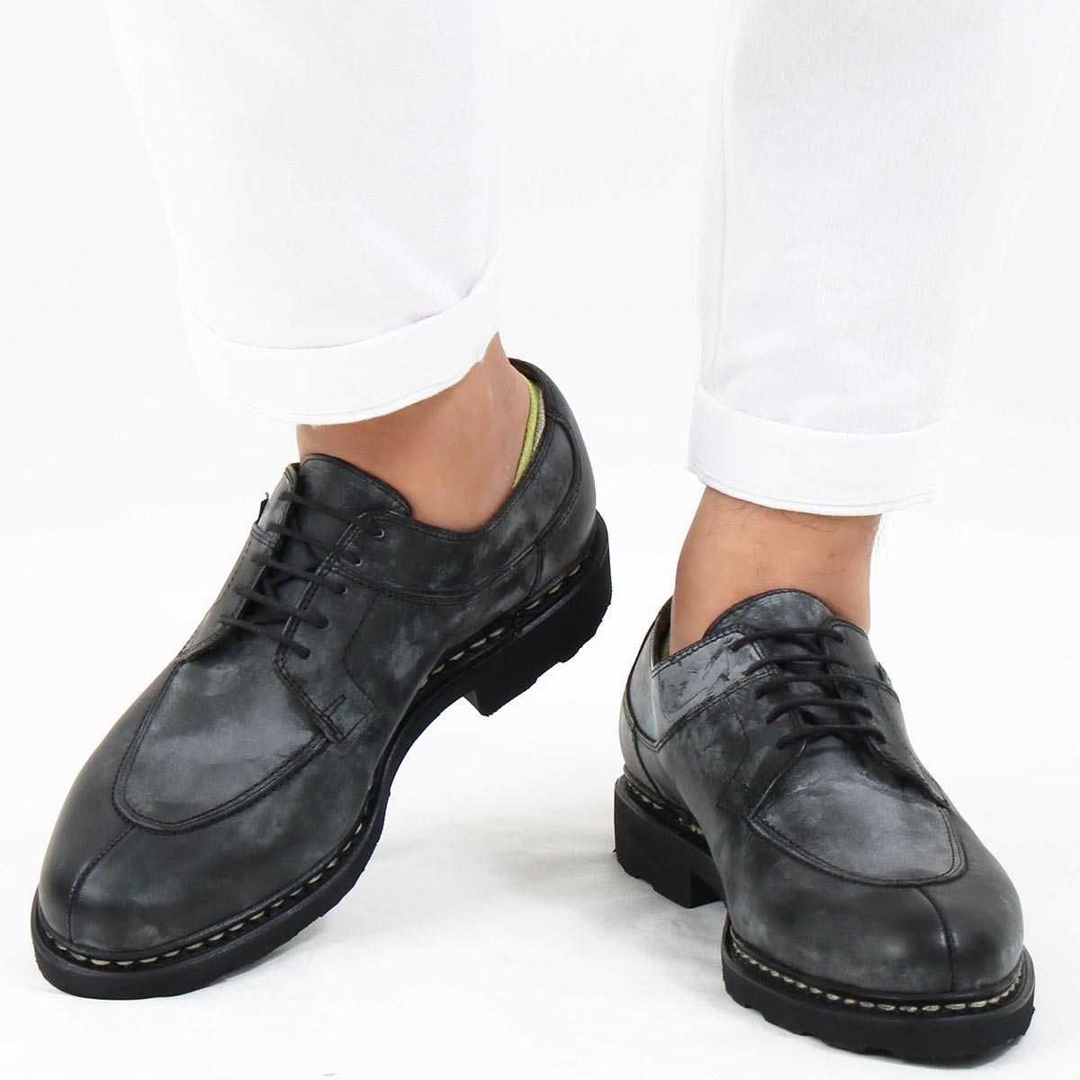 パラブーツ 革靴/ビジネスシューズ シューズ メンズ アヴィニョン グリフ２ ブラック AVIGNON NOIRE-LIS NOIR 705109  PARABOOT