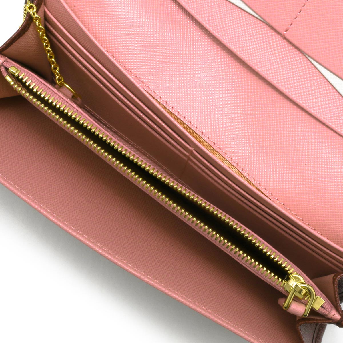 プラダ 長財布 財布 レディース サフィアーノ マルチカラー チェリーズ