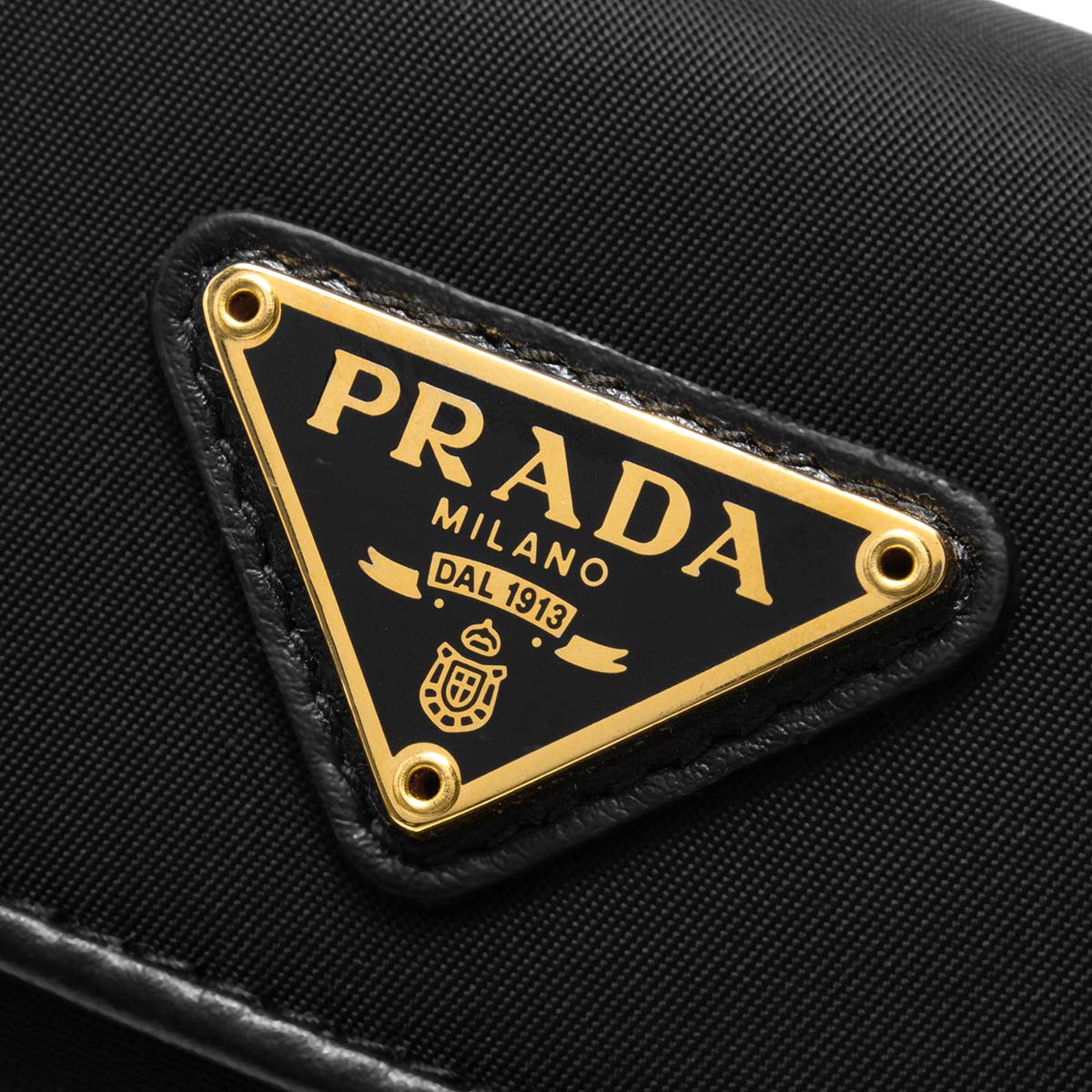 プラダ キーケース メンズ レディース テスート トライアングル 三角ロゴプレート ブラック 1PG222 2B15 F0002 PRADA