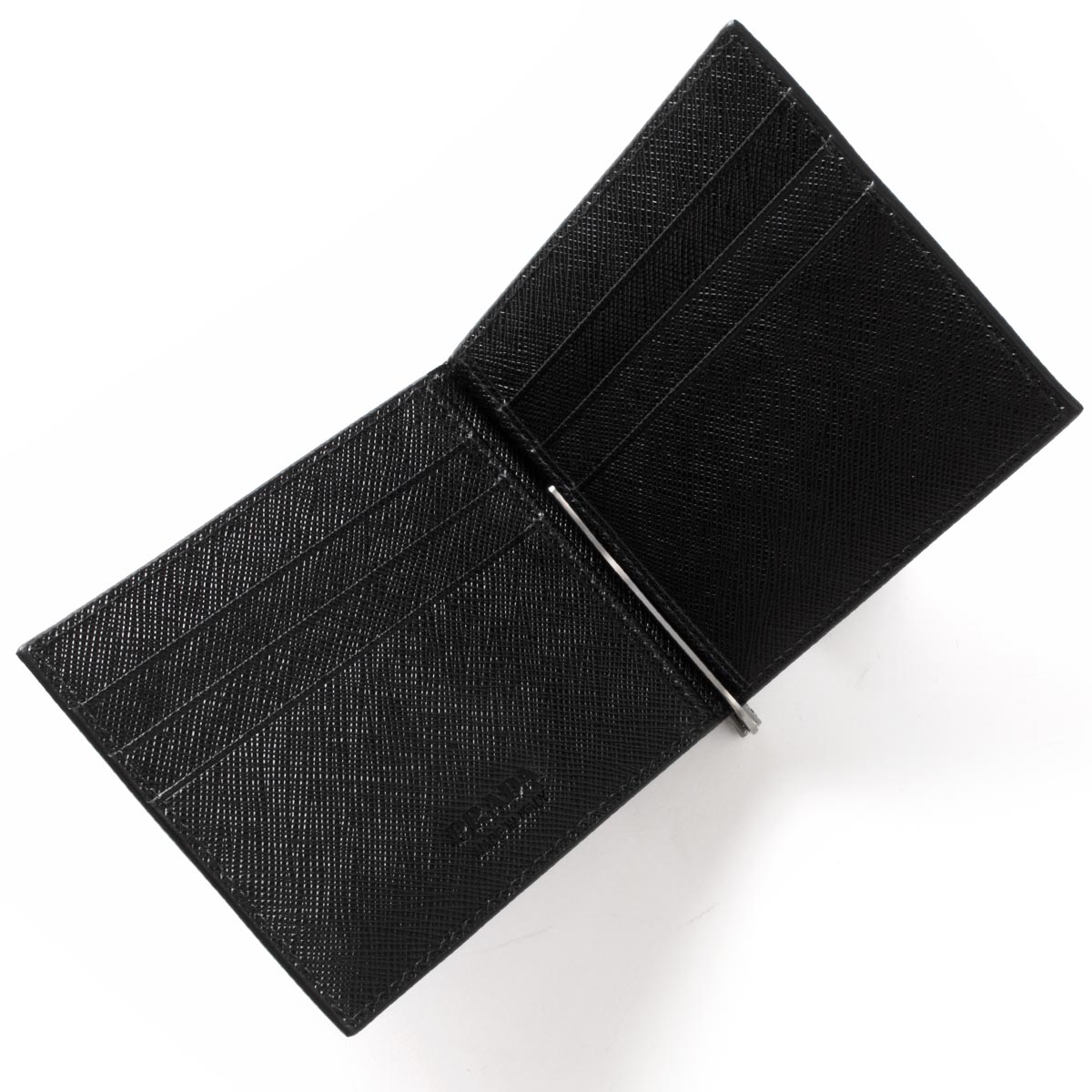 プラダ 二つ折り財布 札入れ 財布 メンズ サフィアーノ メタル ブラック 2mn077 Qme F0002 Prada ブランド腕時計通販なら ブルークウォッチカンパニー 心斎橋店