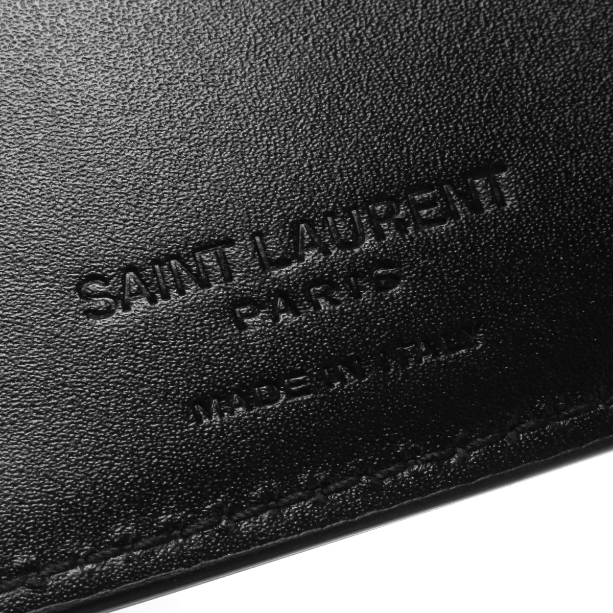 サンローランパリ イヴサンローラン 三つ折り財布 ミニ財布 財布 メンズ レディース クラシック ブラック 0u90n 1000 年春夏新作 Saint Laurent Paris ブランド腕時計通販なら ブルークウォッチカンパニー 心斎橋店