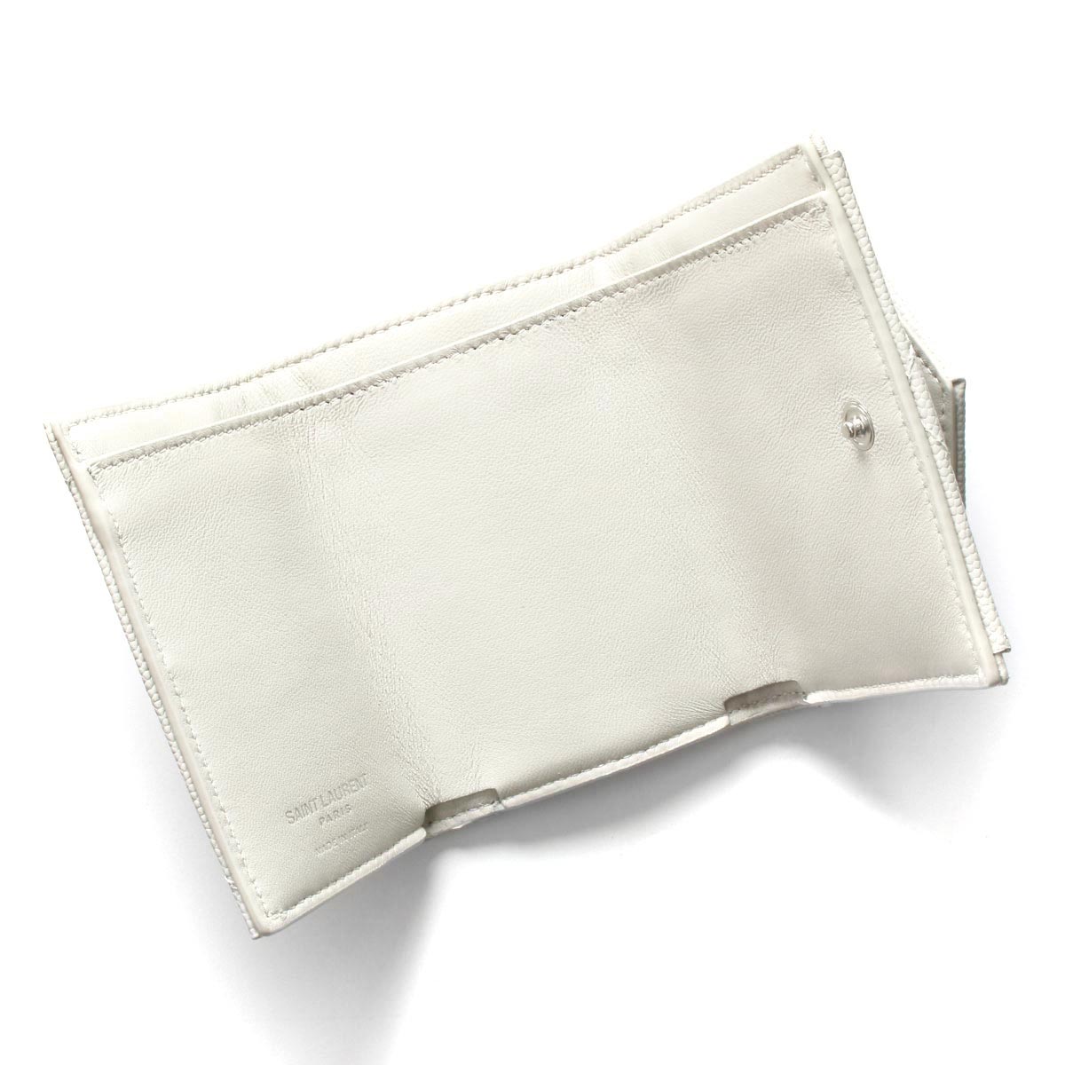 サンローランパリ イヴサンローラン 三つ折り財布 ミニ財布 財布 レディース モノグラム Ysl クリームソフトホワイト Bowa2 97 Saint Laurent Paris ブランド腕時計通販なら ブルークウォッチカンパニー 心斎橋店