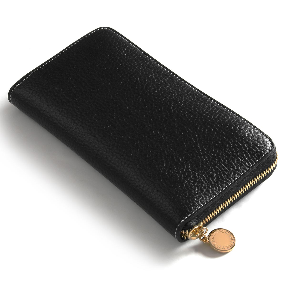 ステラマッカートニー 長財布 財布 レディース ステラ ロゴ ブラック