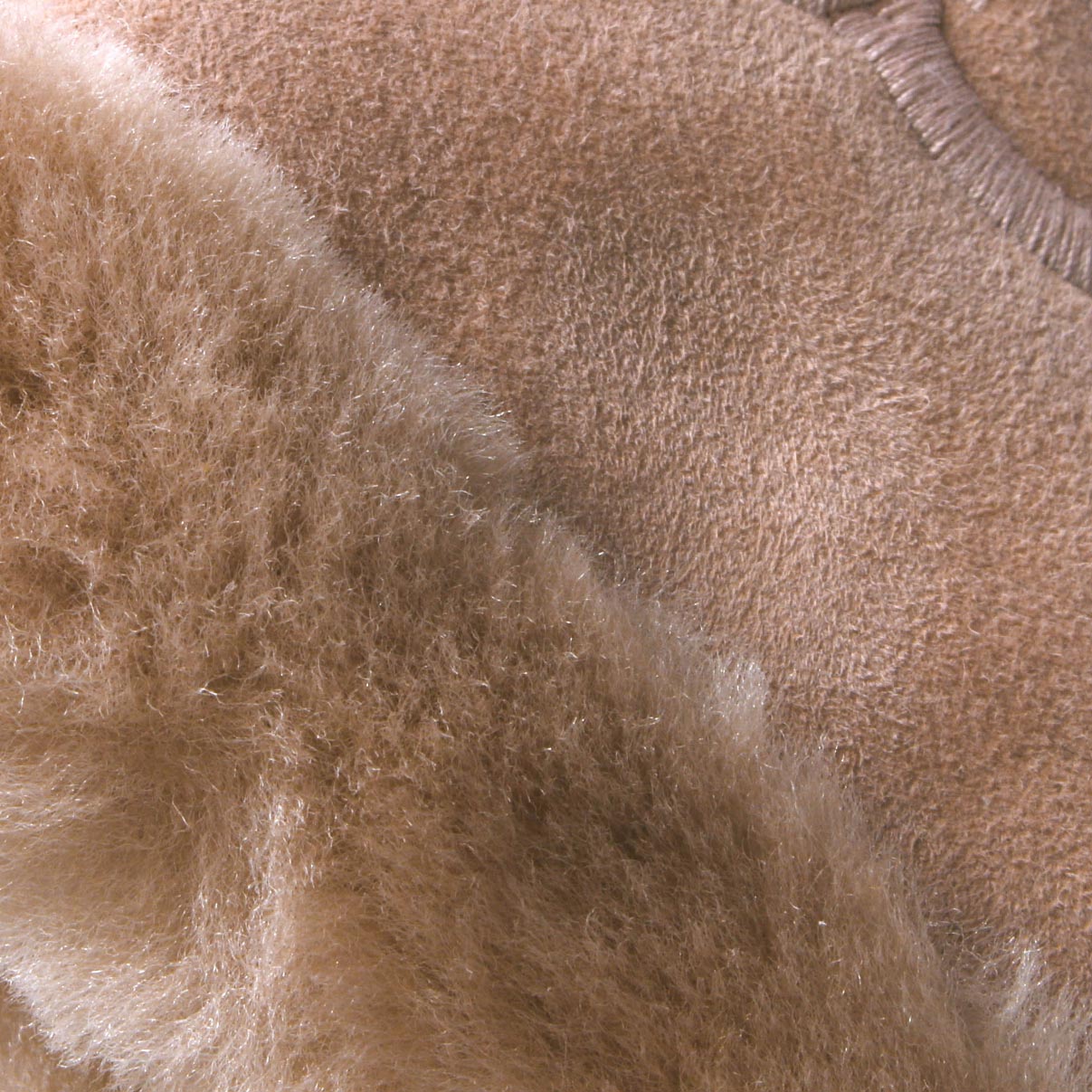 アグ 手袋/グローブ レディース シープスキン エンブロイダー ステッチ