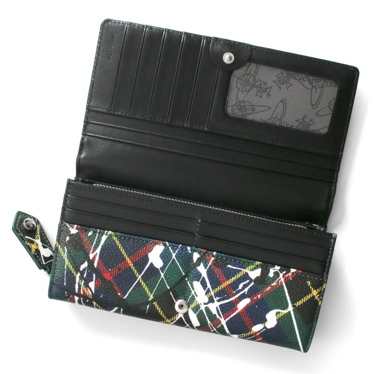 ヴィヴィアンウエストウッド 長財布 財布 メンズ レディース ダービー クラシック オーブ スプラッシュハンティングタータンマルチ O103 Vivienne Westwood ブランド腕時計通販なら ブルークウォッチカンパニー 心斎橋店