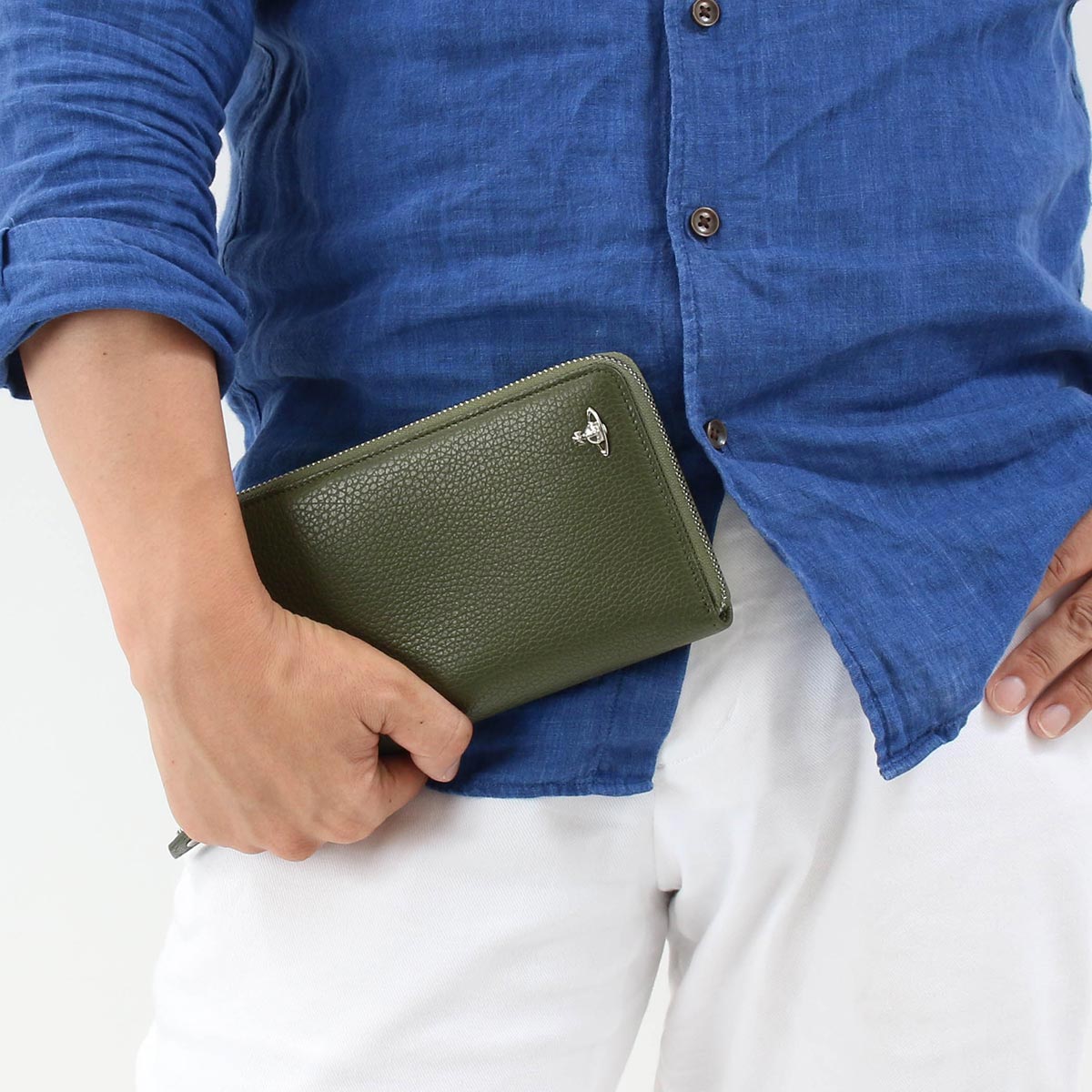 ヴィヴィアンウエストウッド 長財布 財布 メンズ ミラノ トラベル グリーン M401 Vivienne Westwood ブランド腕時計通販なら ブルークウォッチカンパニー 心斎橋店