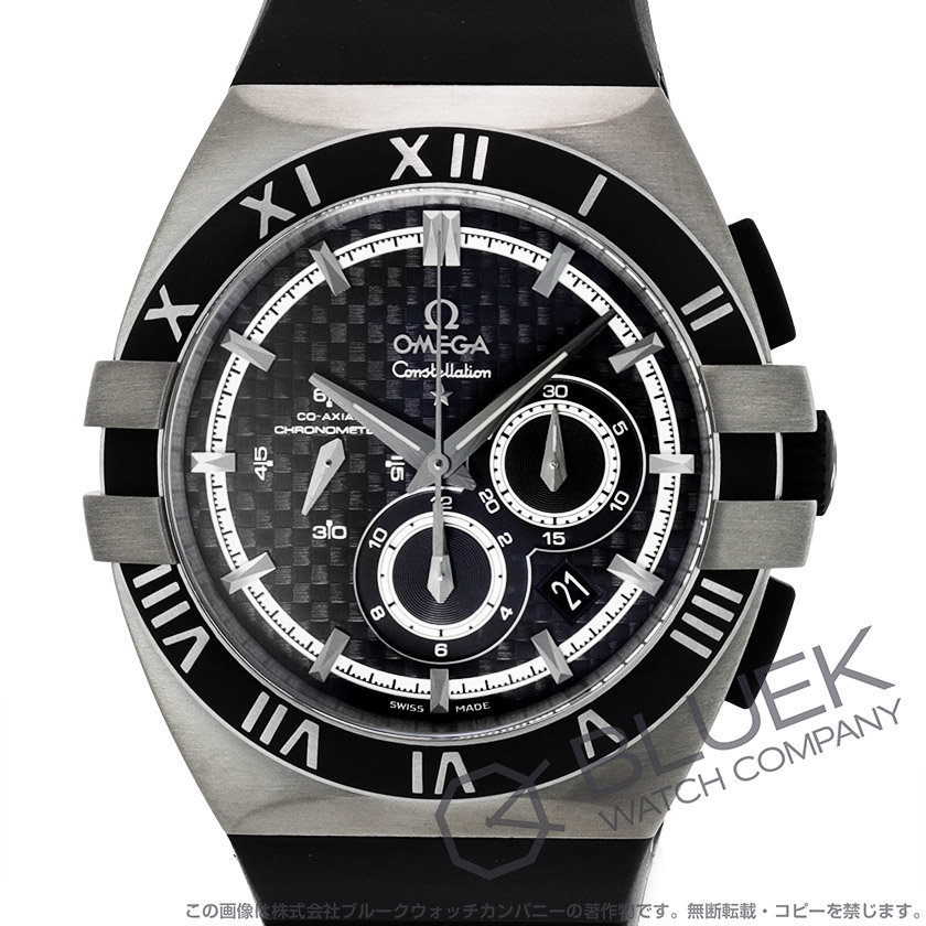 オメガ コンステレーション ダブルイーグル クロノグラフ メンズ 121.92.41.50.01.001