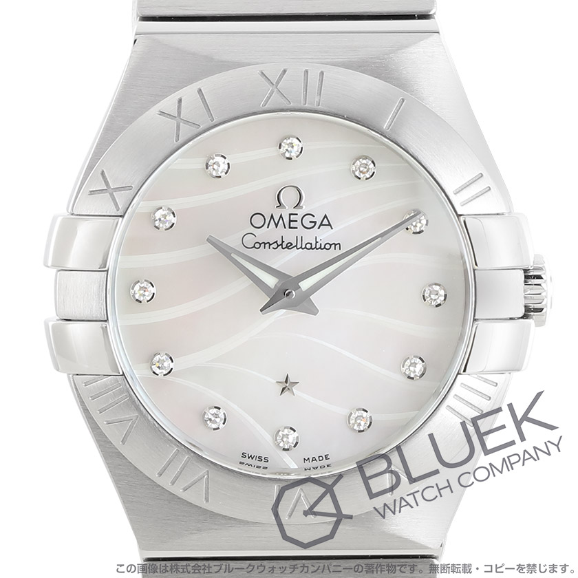 オメガ コンステレーション プリュム ダイヤ レディース 123.10.27.60.55.003