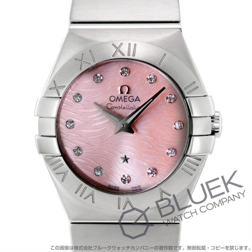 オメガ コンステレーション プリュム ダイヤ レディース 123.10.27.60.57.002