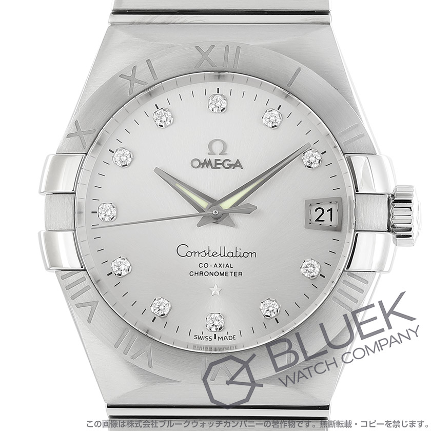 オメガ コンステレーション コーアクシャル クロノメーター ダイヤ メンズ 123.10.38.21.52.001