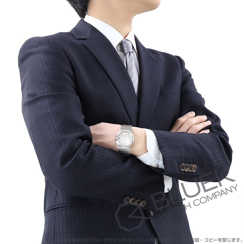 オメガ コンステレーション コーアクシャル クロノメーター ダイヤ ユニセックス 123.15.35.20.52.001