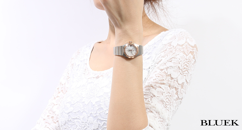 オメガ コンステレーション コーアクシャル クロノメーター ダイヤ レディース 123.20.27.20.55.001