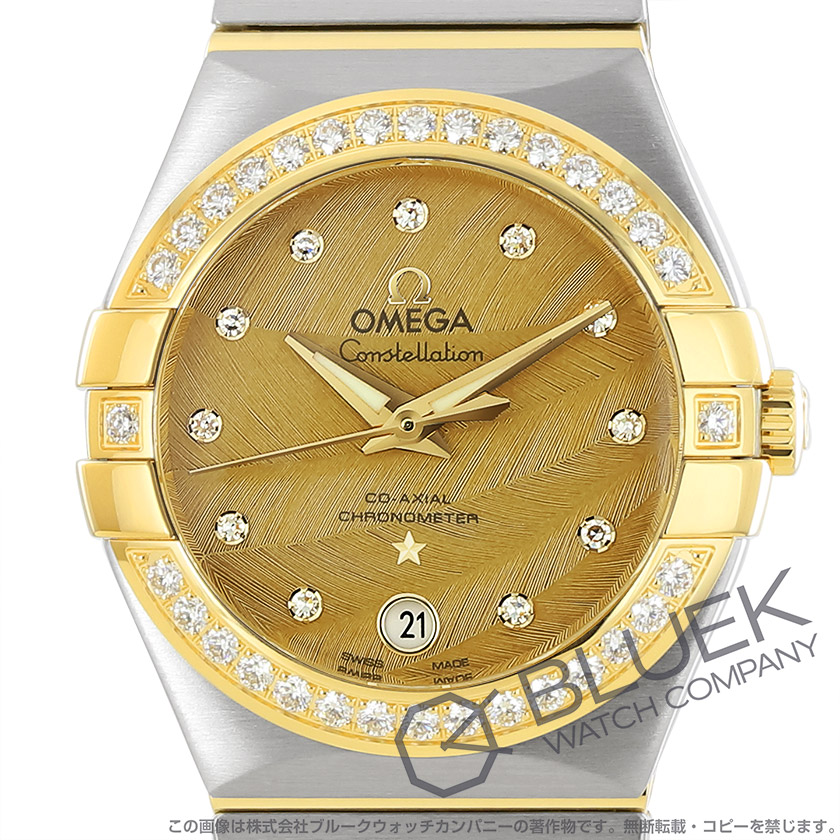 オメガ コンステレーション コーアクシャル クロノメーター ダイヤ レディース 123.25.27.20.58.002
