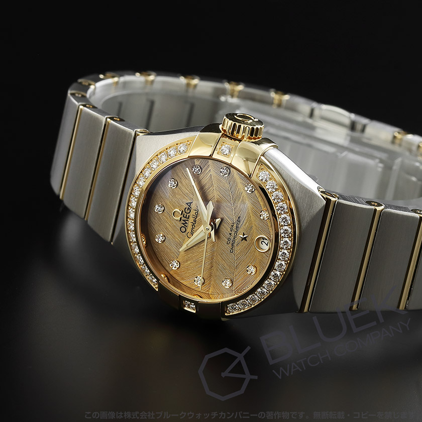 オメガ コンステレーション コーアクシャル クロノメーター ダイヤ レディース 123.25.27.20.58.002