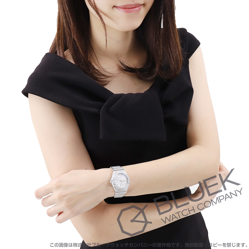 オメガ コンステレーション ダイヤ WG金無垢 レディース 123.55.31.20.55.007