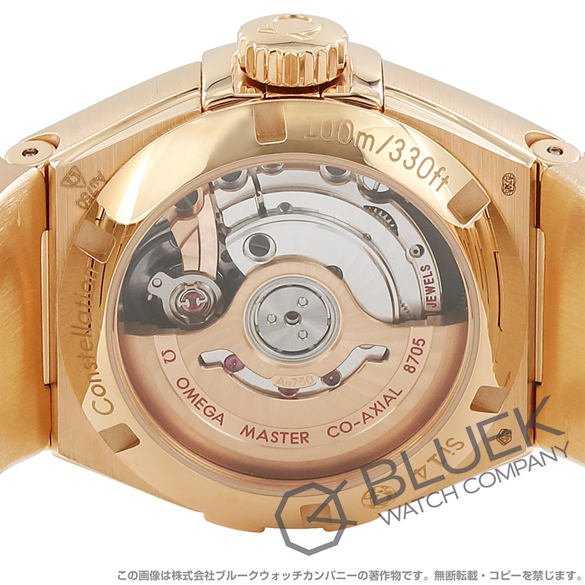 オメガ コンステレーション コーアクシャル マスタークロノメーター スモールセコンド プチ セコンド ダイヤ RG金無垢 レディース 127.55.27.20.55.001