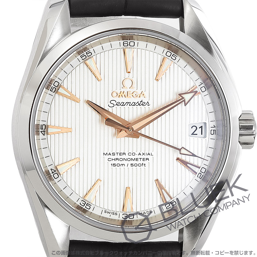 オメガ シーマスター アクアテラ アリゲーターレザー メンズ 231.13.39.21.02.003