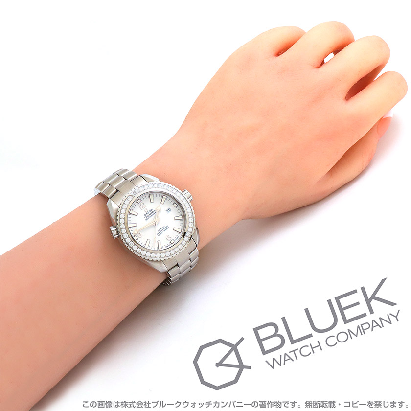 オメガ OMEGA シーマスター プラネットオーシャン 600 コーアクシャル 232.15.38.20.04.001 ホワイト SS/ダイヤモンド 自動巻き メンズ 腕時計