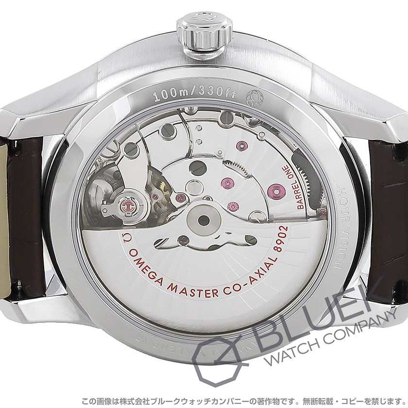 オメガ デ・ヴィル アワービジョン マスタークロノメーター アニュアルカレンダー アリゲーターレザー メンズ 433.13.41.22.10.001