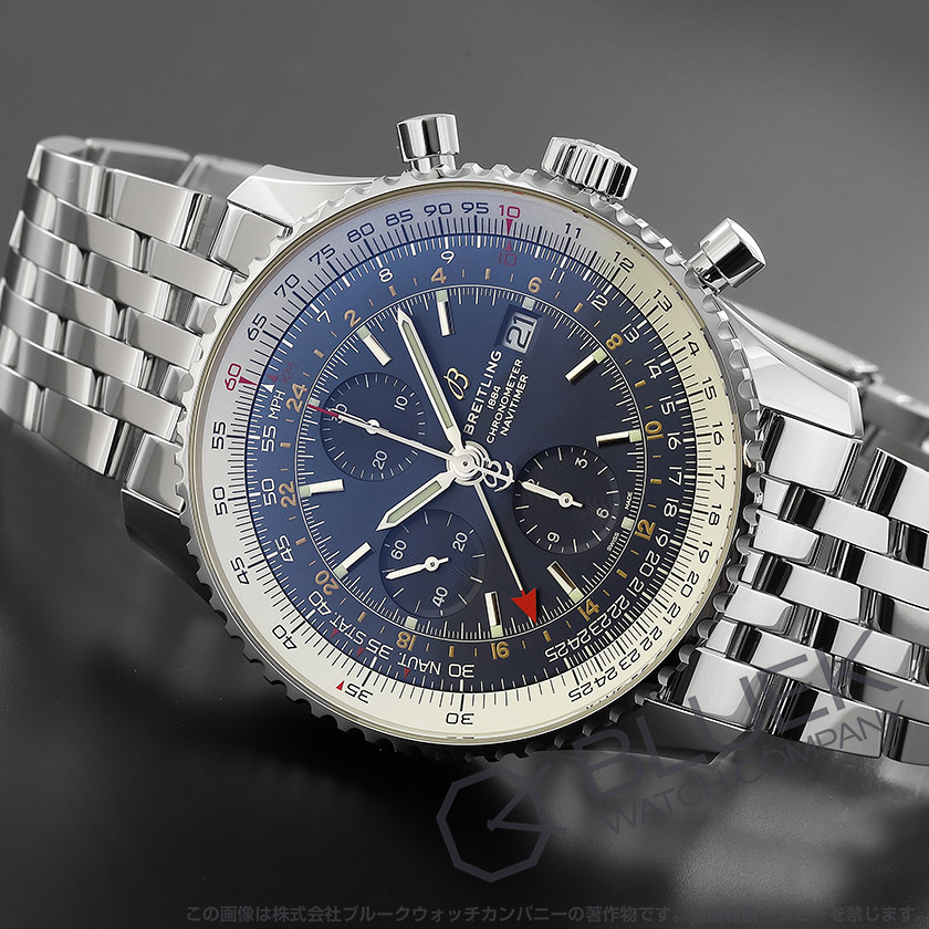 ブライトリング ナビタイマー Gmt クロノグラフ メンズ A24322121c2a1 新品腕時計通販ブルークウォッチカンパニー
