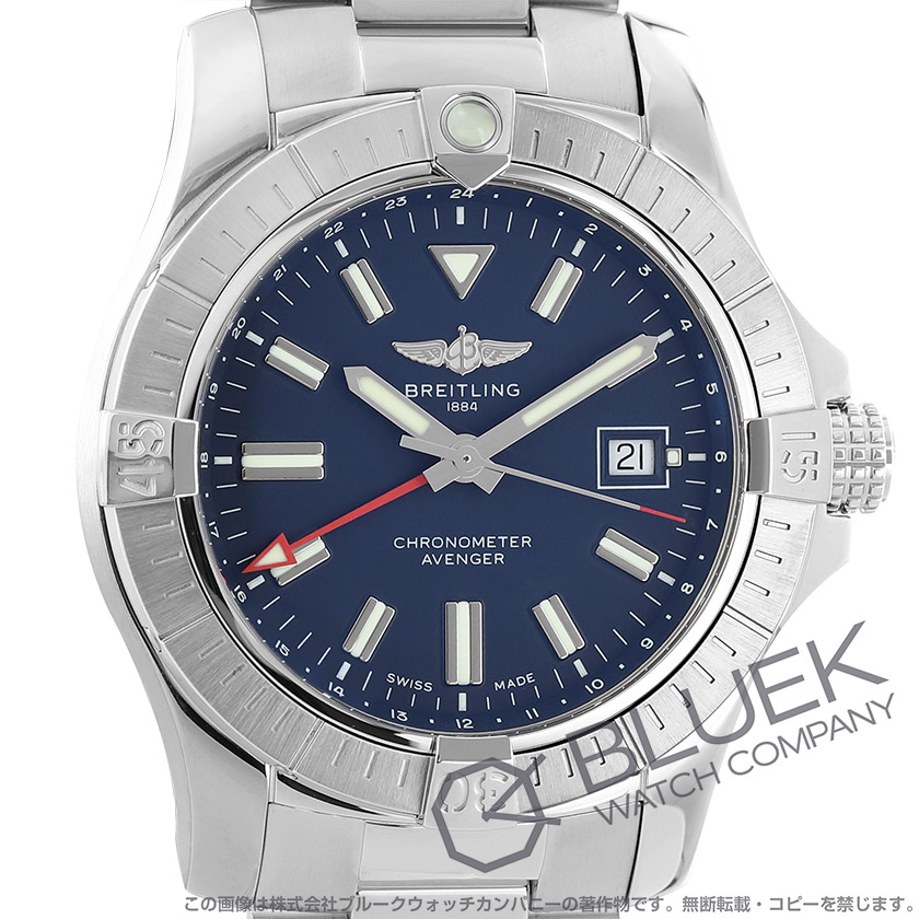 ブライトリング アベンジャー GMT 300m防水 メンズ A32395101C1A1