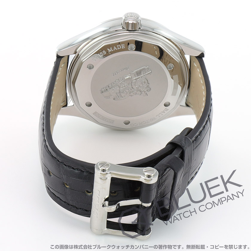 ボールウォッチ エンジニア ムーンフェイズ ムーンフェイズ クロコレザー メンズ NM2282C-LLJ-BK