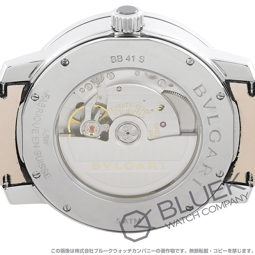 ブルガリ ブルガリ・ブルガリ アリゲーターレザー メンズ BB41C3SLD |腕時計通販ブルークウォッチカンパニー