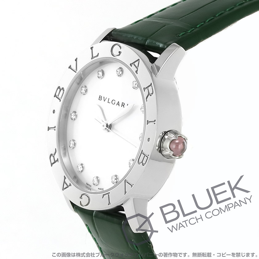 ブルガリ ブルガリ・ブルガリ ダイヤ アリゲーターレザー レディース BBL33WSLC4/12 |腕時計通販ブルークウォッチカンパニー