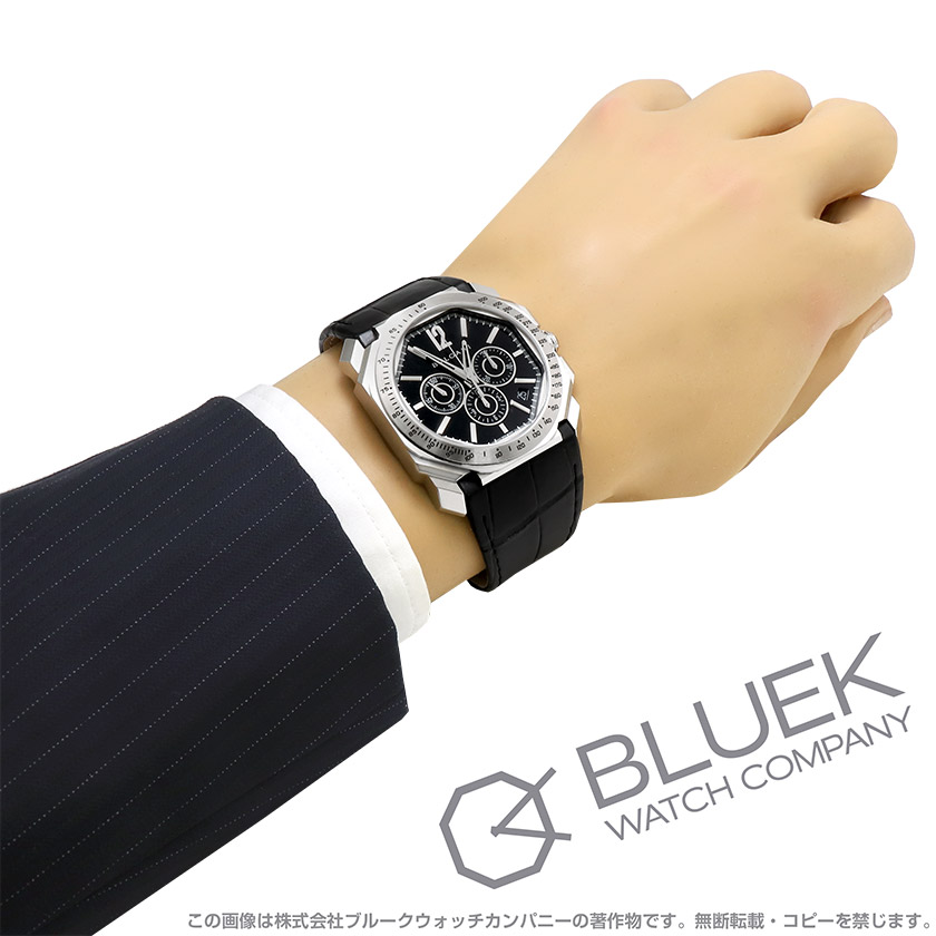 ブルガリ BVLGARI 腕時計 メンズ BGO41BSLDCHTA オクト ヴェロチッシモ OCTO VELOCISSIMO 自動巻き（手巻き） ブラックxブラック アナログ表示