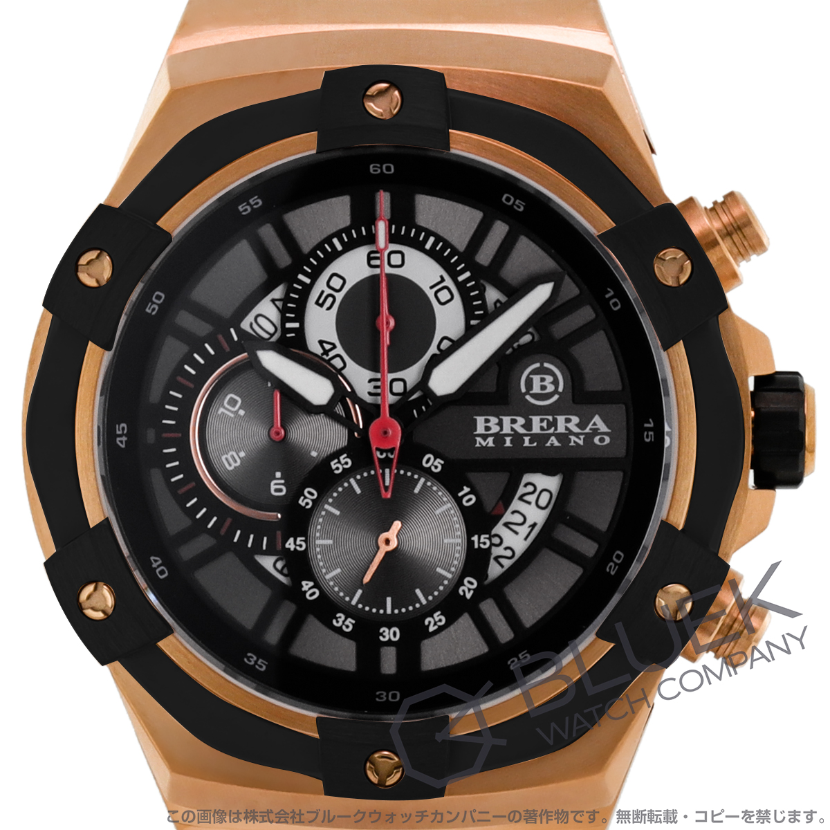 【正規品】ブレラミラノ スーパースポルティーボ EVO クロノグラフ メンズ BMSSQC4502-BRC