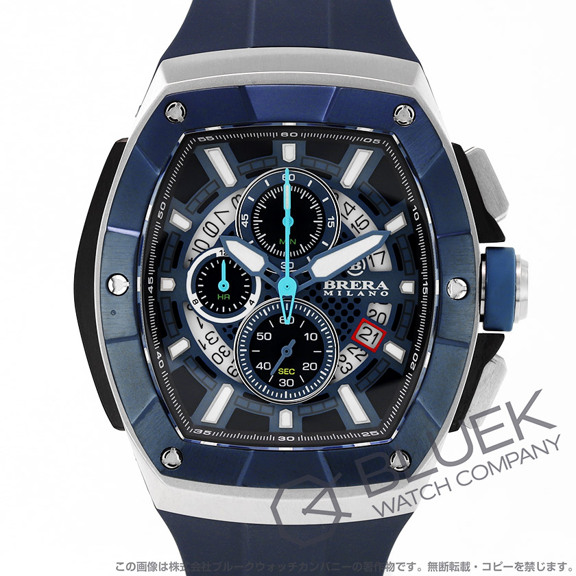 【正規品】ブレラミラノ スーパースポルティーボ トノー クロノグラフ メンズ BMSSTNQC4101A