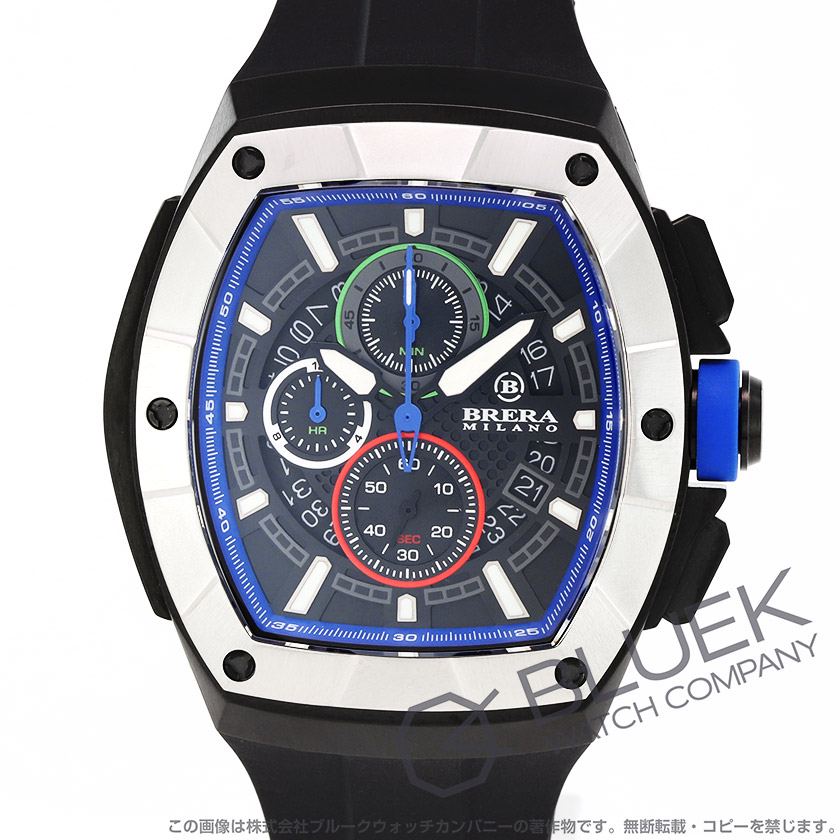 【正規品】ブレラミラノ スーパースポルティーボ トノー クロノグラフ メンズ BMSSTNQC4103B