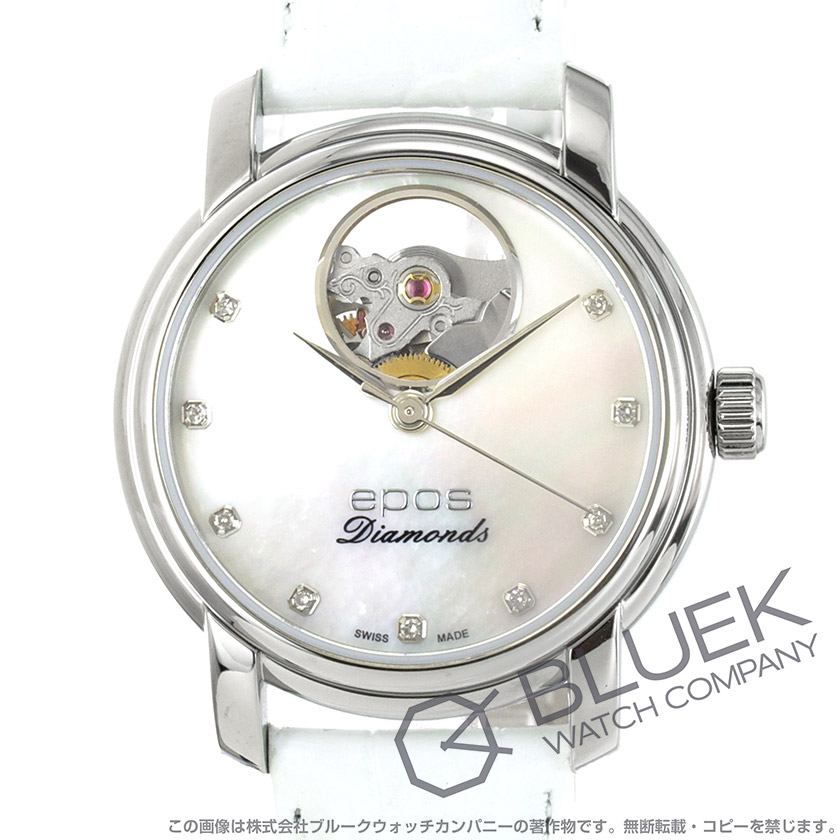 エポス ラウンド オープンハート ダイヤ レディース 4314OHPLWH