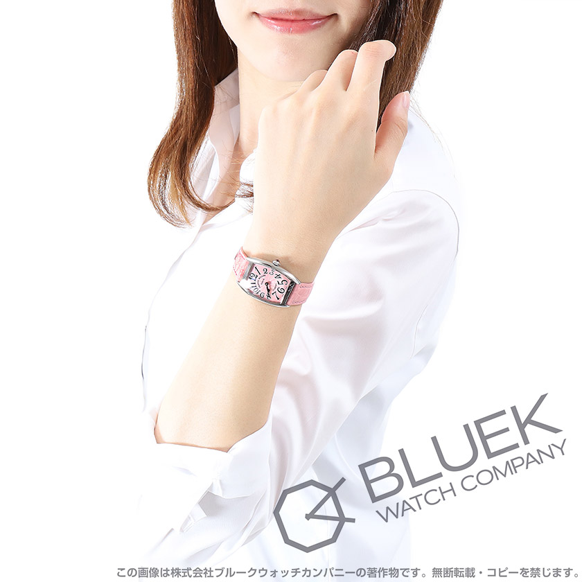 フランクミュラー トノーカーベックス クロコレザー レディース 1752 B QZ