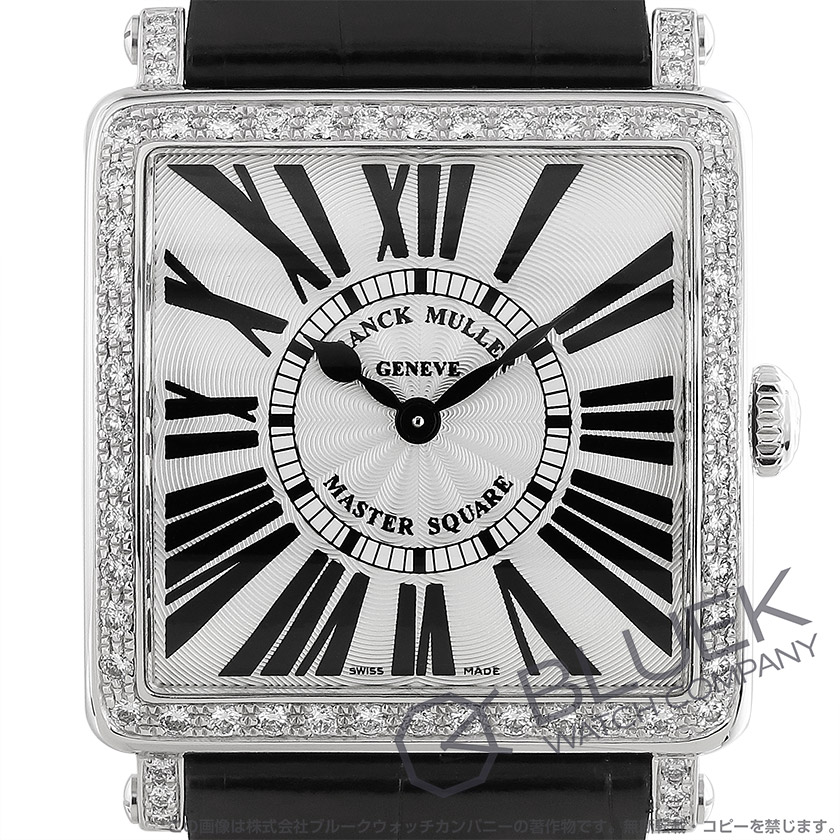 フランクミュラー マスタースクエア ダイヤ クロコレザー 腕時計 レディース Franck Muller 6002 M B Qz R D 1r Fm6002mqzdssslenbk ブランド腕時計通販なら ブルークウォッチカンパニー 心斎橋店